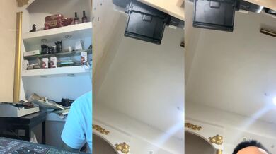 【情趣模特拍摄现场】专业色影师~外约模特开房拍片， 聊如何约模特外拍 只有一场现场拍摄 (19)